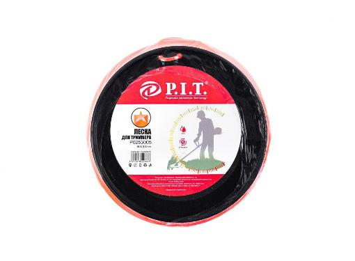 Изображение товара Леска для триммера P.I.T. 346,5 м 3 мм звезда для бензиновых и электрических моделей