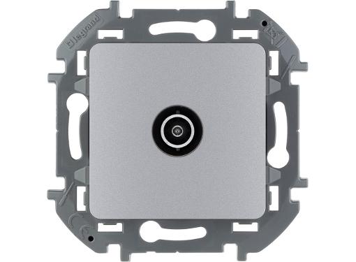 Изображение товара Телевизионная розетка LEGRAND Inspiria для скрытого монтажа 1 гнездо алюминий