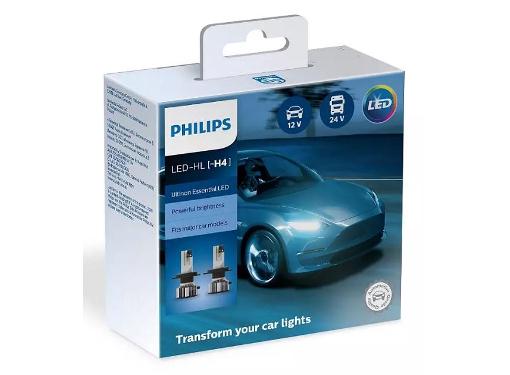 Изображение товара Светодиодная лампа PHILIPS 11342UE2X2 Ultinon Essential LED H4 12/24V 6500K
