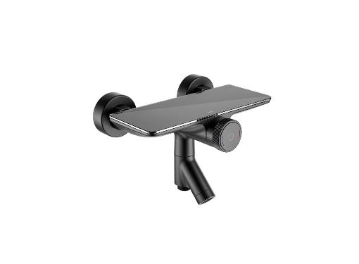 Изображение товара Смеситель для ванны IDDIS Shelfy SHEBLBTi02WA черный матовый Push Control