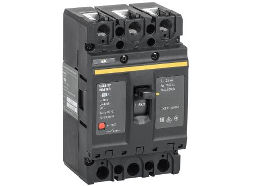 Изображение товара Автоматический выключатель IEK SVA10-3-0063-02 3п 63А 25кА ВА88