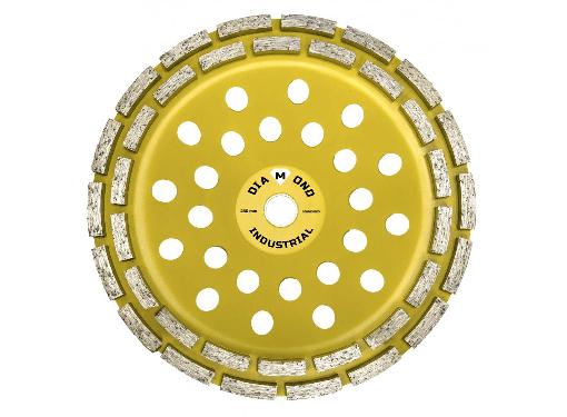 Изображение товара Алмазная чашка Diamond Industrial DIDCH230S для бетона и камня 230 мм сегментная