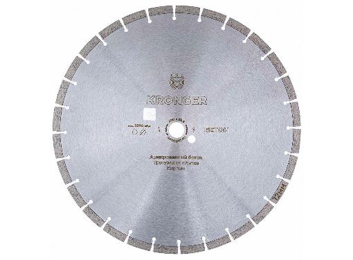 Изображение товара Алмазный диск Kronger В200400 400 мм сегментный для бетона кирпича и камня
