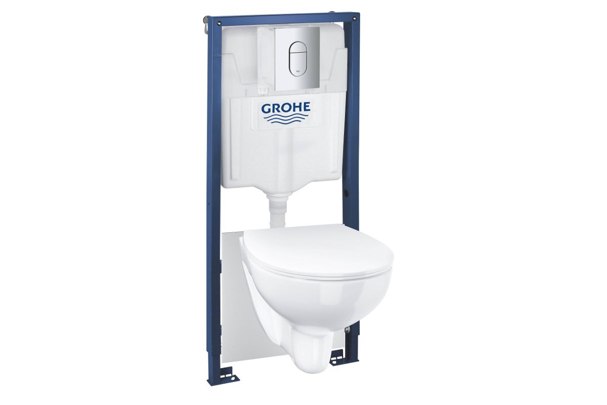 Инсталляции grohe 5 в 1. Инсталляция Грое Солидо. Bau Ceramic подвесной унитаз (39 427 000).