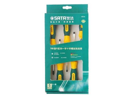 Изображение товара Набор отверток SATA 09334 5 штук Phillips и Slotted высокого качества