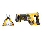 Набор DEWALT Сабельная пила DCS367N без акк. и з.у +Мультитул MT16 (DWHT71843)