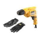 Набор DEWALT Дрель DWD014S +Перчатки 5828 PROMO