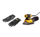 Набор DEWALT Вибрационная шлифмашина DWE6411 +Перчатки 5828 PROMO