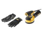 Набор DEWALT Эксцентриковая машина DWE6423 +Перчатки 5828 PROMO