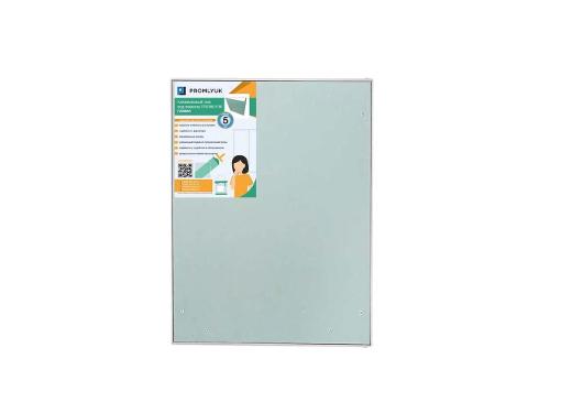 Изображение товара Ревизионный люк PROMLYUK ГАММА 60х120 алюминиевый под покраску