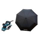 Набор MAKITA Рубанок KP0800(X1) +Зонт складной PGH-180150