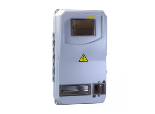 Изображение товара Пластиковый щит для электросчетчика EKF pb-3/11-55 IP55 серый 11 модулей