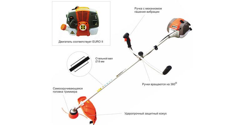 Мотокоса HERZ BC-36
