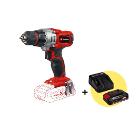 Набор EINHELL Дрель аккумуляторная PXC TE-CD 18/2 Li-Solo (4513833) без акк. и з.у +Комплект PXC Starter Kit (4512097): АКБ и ЗУ