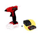 Набор EINHELL Пистолет клеевой PXC TE-CG 18 Li - Solo (4522200) без акк. и з.у +Комплект PXC Starter Kit (4512097): АКБ и ЗУ