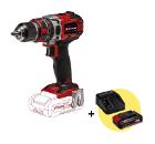 Набор EINHELL Дрель-шуруповерт PXC TE-CD 18/50 Li-i BL-Solo (4513942) +Комплект PXC Starter Kit (4512097): АКБ и ЗУ