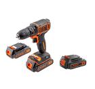 Изображение товара Аккумуляторная дрель-шуруповерт BLACK & DECKER BDCDC18K1B-QW 18В
