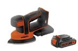 Аккумуляторная вибрационная шлифовальная машина black decker bdcds18n xj