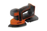 Аккумуляторная вибрационная шлифовальная машина black decker bdcds18n xj