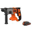 Набор BLACK & DECKER Перфоратор BCD900B без акк. и з.у +Аккумулятор 18В 1.5Ач Li-Ion (BL1518-XJ)