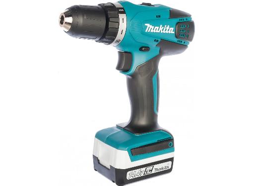 Изображение товара Аккумуляторная дрель MAKITA DF347DWEX9 14.4В две скорости и ударом без, кейс