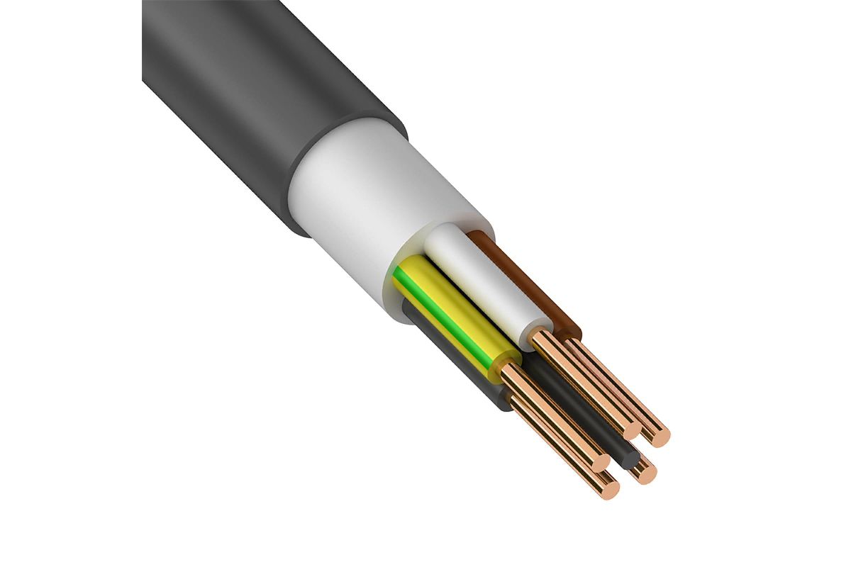 Кабель ККЗ ВВГнг(А) 5x2,5 мм2 01-8192-4 - цена, фото - купить в Москве, СПб  и РФ