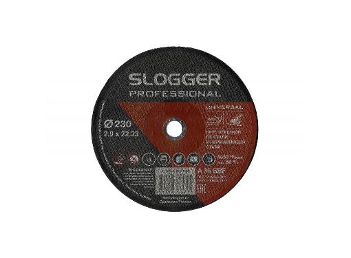 Изображение товара Круг отрезной Slogger 230х2х22ARBF для металла нержавеющая сталь и сталь