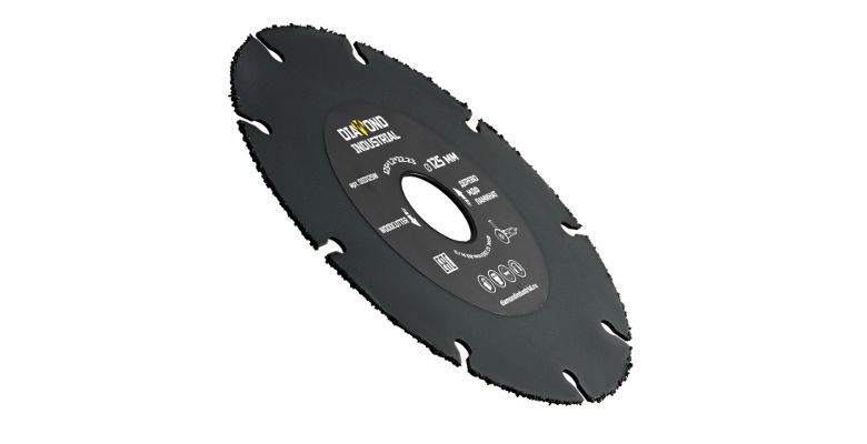 Диск пильный для УШМ Diamond Industrial DID125W Ф125х22,2мм по дереву