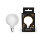 Изображение товара Лампа светодиодная GAUSS Filament G125 10W 1070lm 3000К Е27 milky