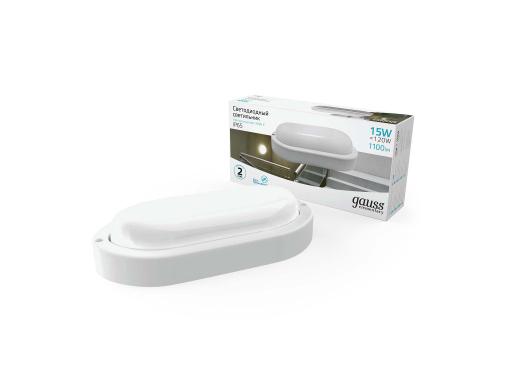 Изображение товара Светильник GAUSS Elementary 15W LED белый IP65