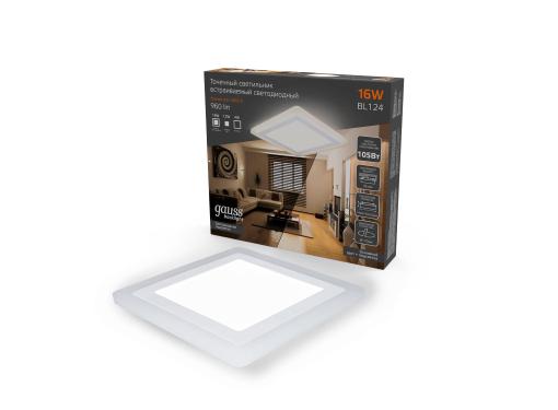 Светильник встраиваемый GAUSS Backlight BL124