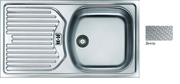 Мойка кухонная из нержавеющей стали Franke Etl 614 101.0060.167 смеситель для кухни franke atlas clear water нержавеющая сталь 120 0179 978