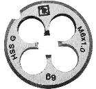 Плашка THORVIK D-COMBO круглая ручная М16х1.5, HSS, Ф45х14 мм