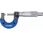 Микрометр ЗУБР "Проффесионал" гладкий механический, МК 25, диапазон 0-25мм