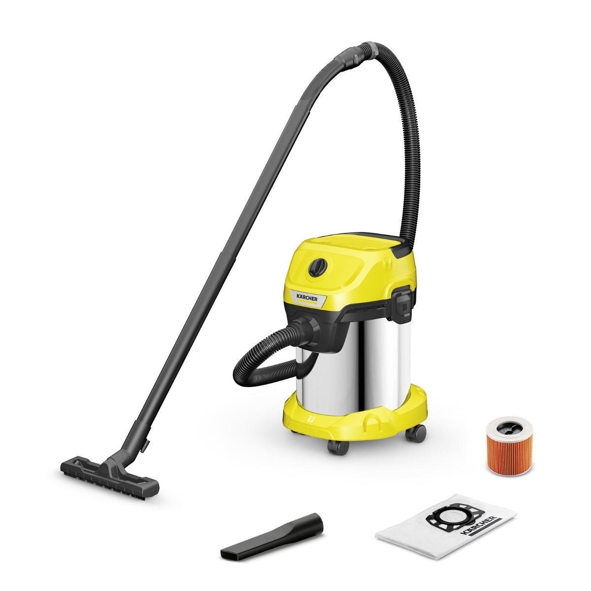 Пылесос KARCHER WD 3 S V-17/4/20 (1.628-135.0) купить в Смоленске по  доступной цене: характеристики и фото