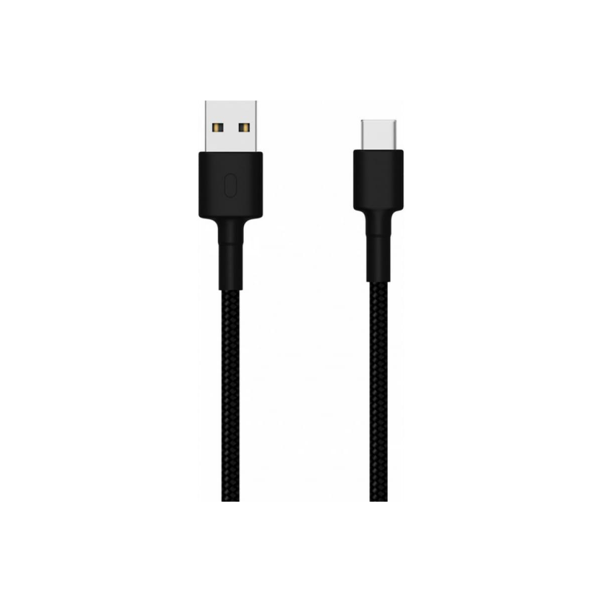 Кабель Micro USB XIAOMI Mi Braided USB Type-C Cable 100см Black SJX10ZM  купить в Новосибирске по доступной цене: характеристики и фото