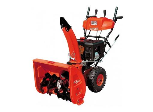 Изображение товара Снегоуборщик ELITECH CM 7Э бензиновый 7 л.с. ширина 620 мм с электро-стартером