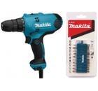 Изображение товара Дрель Makita DF0300X3 320Вт, двухскоростная, кейс, 10 мм патрон