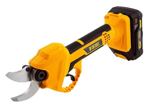 Изображение товара Аккумуляторный секатор DENZEL CP-30 18В Li-Ion с резом до 30 мм