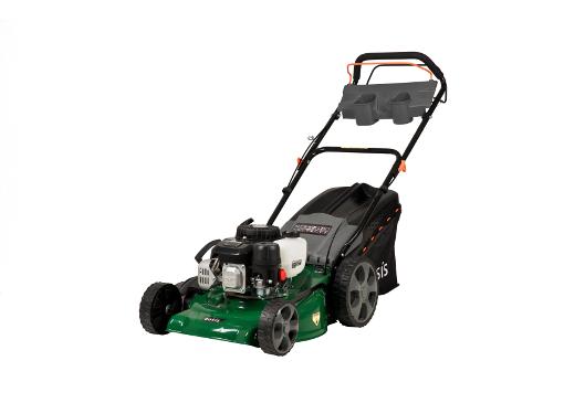 Изображение товара Бензиновая газонокосилка OASIS GB-27H мощность 5 л.с., объем 163 см3, 460 мм ширина