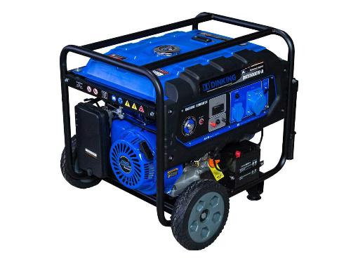 Изображение товара Бензиновый генератор Dinking DKA5500EW 5,5 кВт электростартер колеса