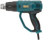 Фен технический FIT технический 2000 Вт; 350/600 °C; 300/500 л/мин; рез. накл.; коробка