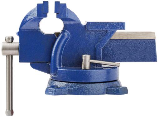 Изображение товара Тиски поворотные КУРС станочные с раскрытием 100 мм