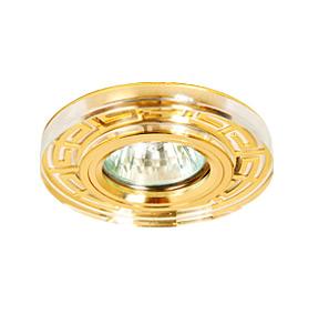 Светильник встраиваемый АКЦЕНТ Crystal 805 золото/прозрачный