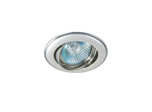 Изображение товара Встраиваемый светильник АКЦЕНТ 11171JQ жемчужное серебро хром модерн 50W