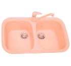Мойка кухонная POLYGRAN F-150 Розовый 30