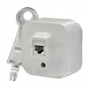 

Розетка Legrand 1-местная ОП информационная rj45 категория 5е utp quteo белая, Белый, 1-местная ОП информационная rj45 категория 5е utp quteo белая