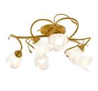 Люстра СЕВЕРНЫЙ СВЕТ 'Флора 6 рожков, золото