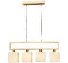 Люстра СЕВЕРНЫЙ СВЕТ 'Шанс 4 рожка, бежевый, h 380мм