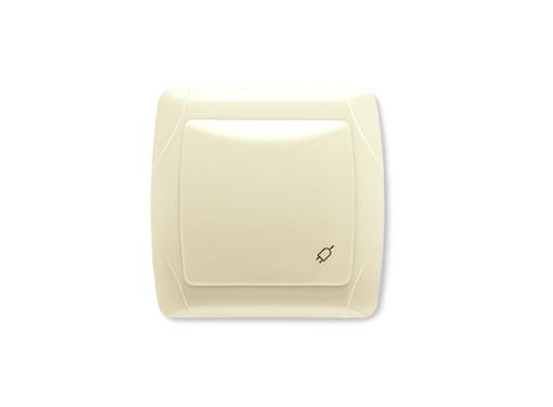 Изображение товара Розетка VIKO CARMEN 562012-AG для скрытой установки кремовая IP 20